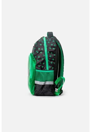 Morral De Minecraft 16.5" Verde Para Niño U