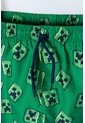 Pantaloneta De Baño De Minecraft Verde Con Cordón En Cintura Para Niño 12 de MINECRAFT