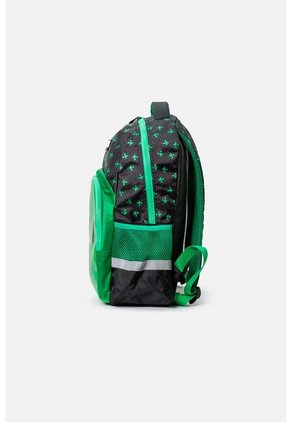 Morral De Minecraft 16.5" Verde Para Niño U