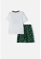 Pijama De Minecraft Blanca Y Negra De Bermuda Para Niño 10 de MINECRAFT