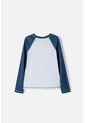 Camiseta De Baño De Minecraft Azul Y Blanca Manga Larga Para Niño 12 de MINECRAFT
