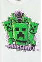 Camiseta De Minecraft Marfil Estampada En Frente Para Niño 12 de MINECRAFT