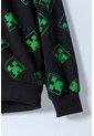 Buzo De Minecraft Negro Y Verde Con Capucha Para Niño 12 de MINECRAFT