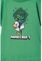 Camiseta De Minecraft Manga Corta Verde Para Niño 14 de MINECRAFT