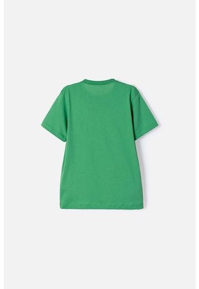 Camiseta De Minecraft Manga Corta Verde Para Niño 14