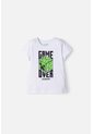 Camiseta De Minecraft Manga Corta Blanco Para Niña 6 de MINECRAFT