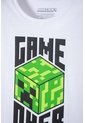 Camiseta De Minecraft Manga Corta Blanco Para Niña 6 de MINECRAFT