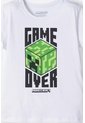 Camiseta De Minecraft Manga Corta Blanco Para Niña 6 de MINECRAFT