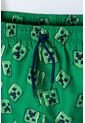 Pantaloneta De Baño De Minecraft Verde Con Cordón En Cintura Para Niño 6 de MINECRAFT