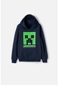 Buzo De Minecraft Con Capucha Azul Oscuro Para Niño 12 de MINECRAFT
