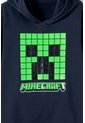 Buzo De Minecraft Con Capucha Azul Oscuro Para Niño 12 de MINECRAFT
