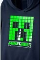 Buzo De Minecraft Con Capucha Azul Oscuro Para Niño 12 de MINECRAFT