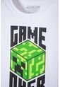 Camiseta De Minecraft Manga Corta Blanco Para Niña 12 de MINECRAFT