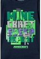 Camiseta De Minecraft Manga Larga Azul Para Niño 8 de MINECRAFT