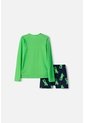 Conjunto De Minecraft Manga Larga Verde Y Azul Para Niño 6 de MINECRAFT
