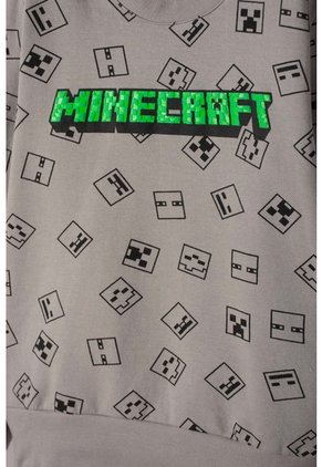 Conjunto De Minecraft Con Pantalón Gris Para Niño 10