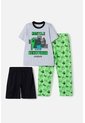 Pijama De Minecraft Pantalón Largo Multicolor Para Niño 14 de MINECRAFT