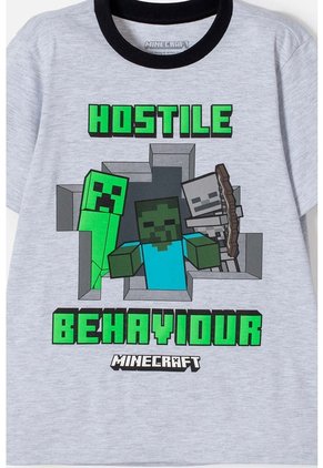 Pijama De Minecraft Pantalón Largo Multicolor Para Niño 14