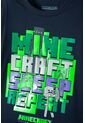 Camiseta De Minecraft Manga Larga Azul Para Niño 10 de MINECRAFT