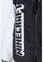 Chaqueta De Minecraft Marfil Y Negra Estampada En Frente Para Niño 12 de MINECRAFT