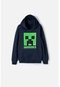 Buzo De Minecraft Con Capucha Azul Oscuro Para Niño 8 de MINECRAFT