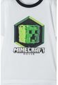 Pijama De Minecraft Blanca Y Negra De Pantalón Largo Para Niño 8 de MINECRAFT