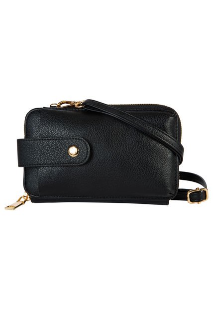 Cartera De Cruzar Peyton Para Mujer Negro Minicci 200417