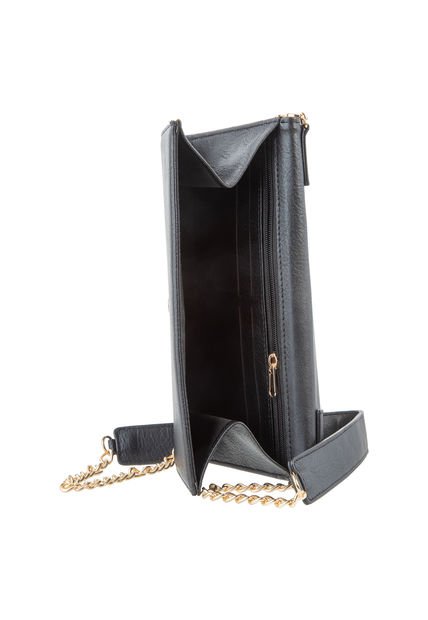 Billetera Con Cadena Para Mujer Negro Minicci 198902