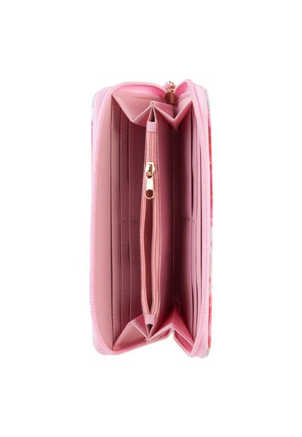 Billetera Floral Para Mujer Estampado Minicci 198957