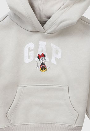Hoodie Beige-Blanco GAP Kids