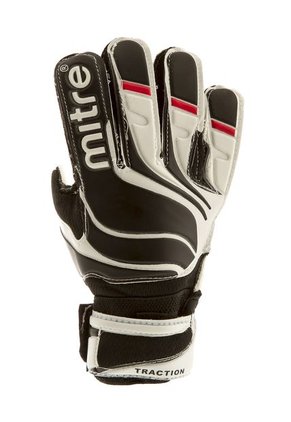 Guantes De Fútbol Mitre Traction JR Blanco-Negro