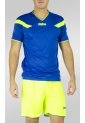 Uniforme de Fútbol Bolton Mitre Azul Royal-Verde Neon de Mitre