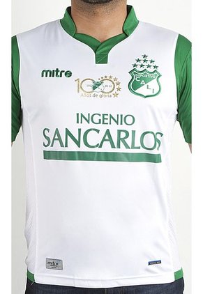 Camiseta Deportivo Cali 2013 Mitre Blanca