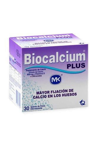 Mk - Biocalcium Plus Caja 30 Sobres M.K