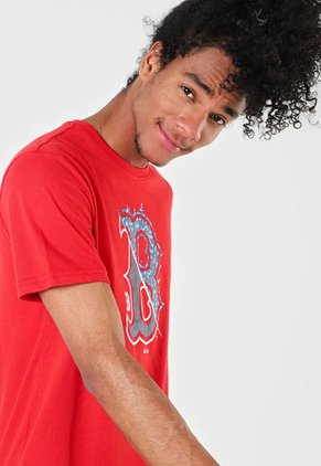 Camiseta Rojo-Azul Navy-Rosa NBA Boston Red Sox