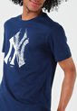 Camiseta Azul-Blanco-Gris MLB New York Yankees de MLB