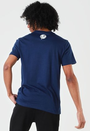 Camiseta Azul Navy-Blanco NBA Yankees