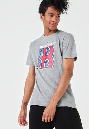 Camiseta Gris-Rojo-Azul Navy NBA Boston Red Sox