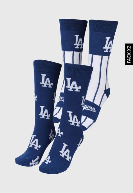 Medias  Azul-Blanco MLB
