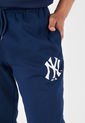 Pantalón Sudadera Azul-Blanco MLB New York Yankees de MLB