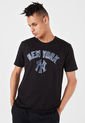 Camiseta Negro-Azul-Blanco MLB New York Yankees de MLB