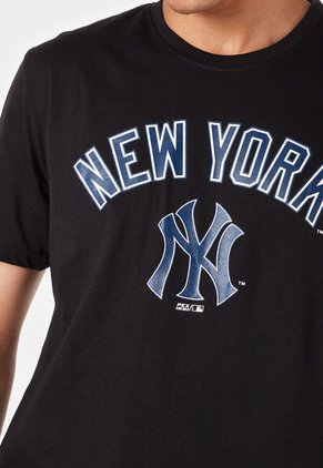 Camiseta Negro-Azul-Blanco MLB New York Yankees