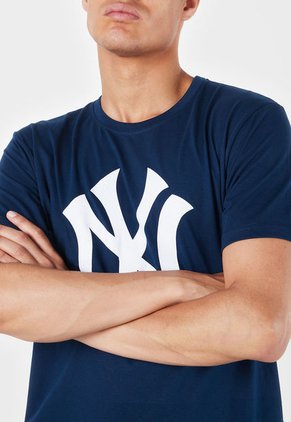 Camiseta Azul-Blanco MLB New York Yankees