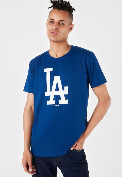 Camiseta Azul-Blanco MLB Los Angeles Dodgers