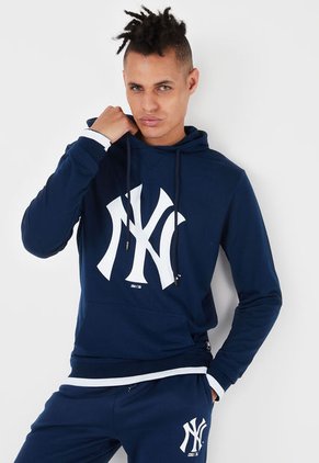 Hoodie Azul-Blanco MLB New York Yankees