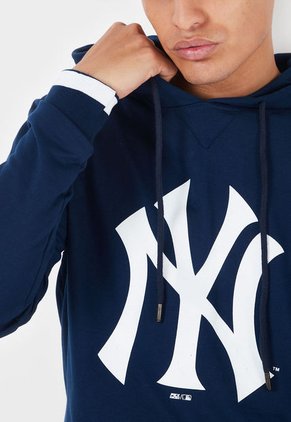 Hoodie Azul-Blanco MLB New York Yankees