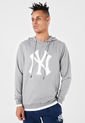 Hoodie Gris-Blanco MLB New York Yankees de MLB