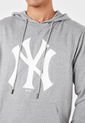Hoodie Gris-Blanco MLB New York Yankees de MLB