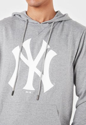 Hoodie Gris-Blanco MLB New York Yankees