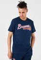 Camiseta Azul-Rojo-Blanco MLB Atlanta Braves de MLB
